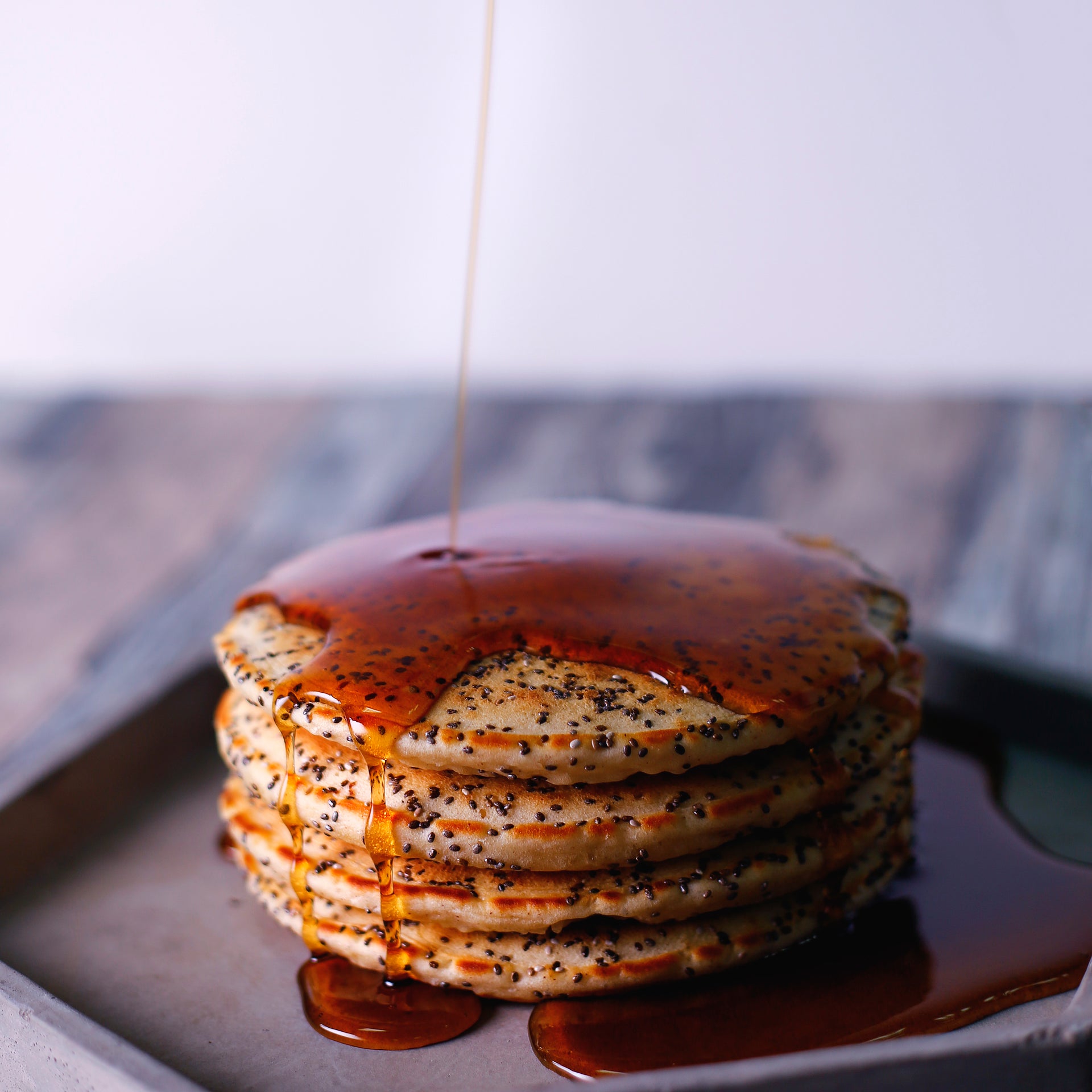 Cinnamon Chia Protein Pancake