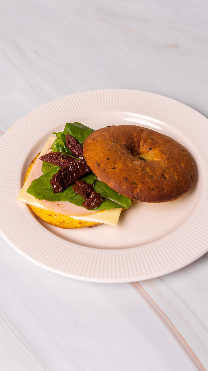 Turkey and Cheese Bagel