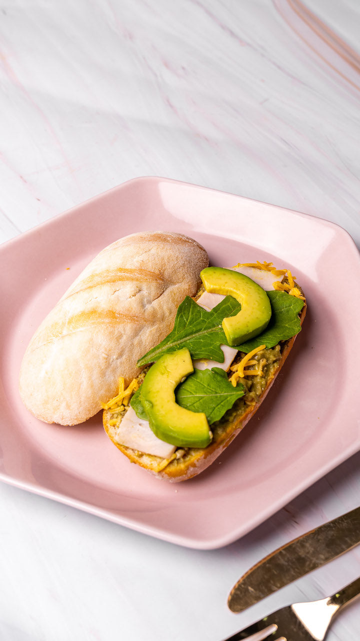 Turkey Guacamole Sandwich