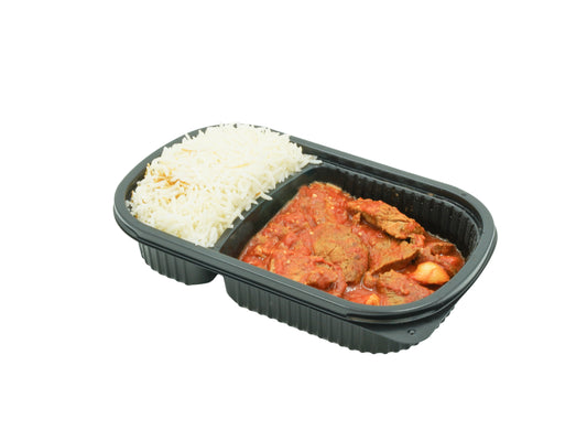 Okra with Meat & Rice