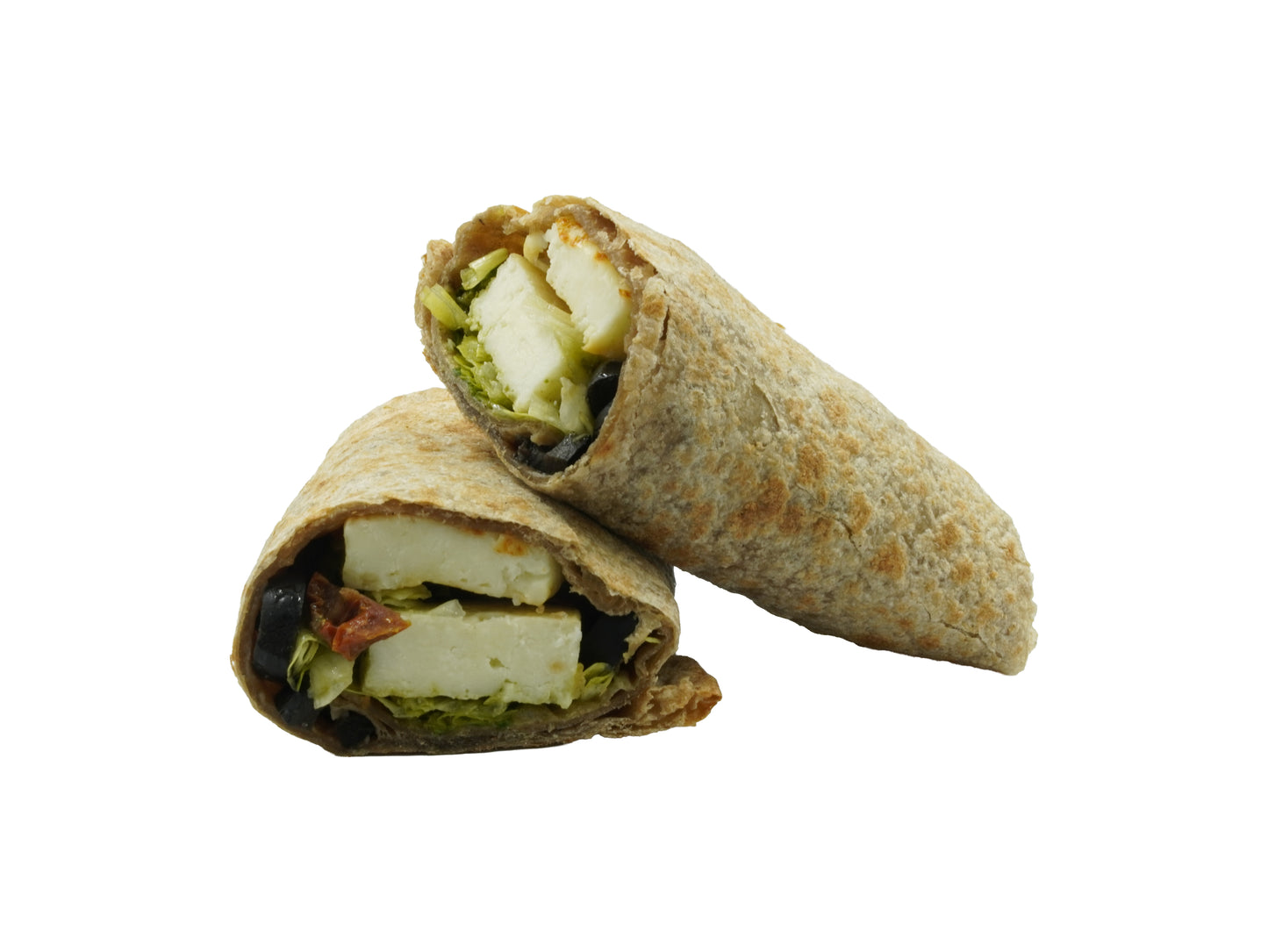 Grilled Halloumi Pesto Wrap