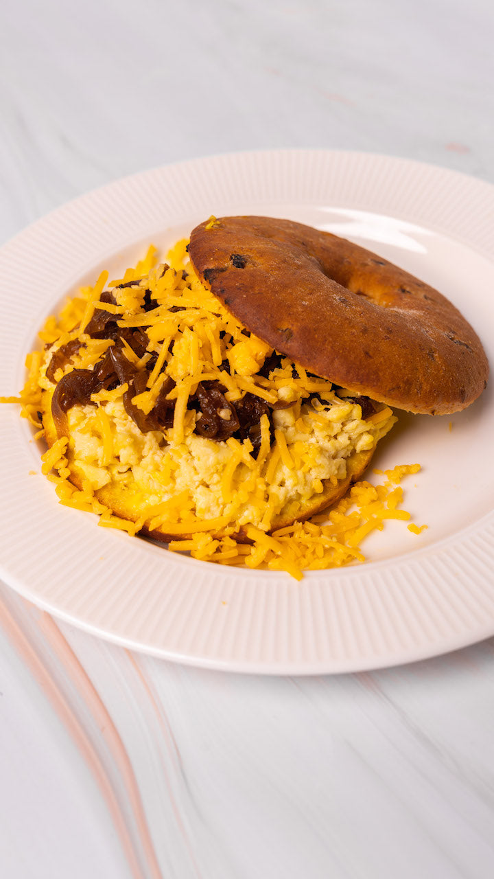 Scrambled Egg with Caramelized Onion